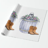 Wrapping Paper Roll Summer Country Wedding Ru Geschenkpapier (Ungerollt)