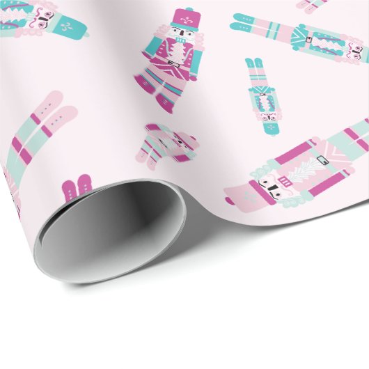 Wrapping Paper Roll Tumbling Nutcracker Geschenkpapier (Rolleneckpunkt)