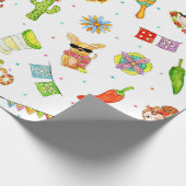 Wrapping Paper Rolle des mexikanischen Party Geschenkpapier (Ecke)