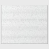 Wrapping Paper Romantische Vintage französische Sc Geschenkpapier (Flach)