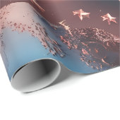 Wrapping Paper – Rose Gold Celestial Moon Geschenkpapier (Rolleneckpunkt)