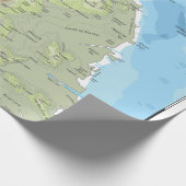 Wrapping Paper - San Francisco Topo Geschenkpapier (Ecke)