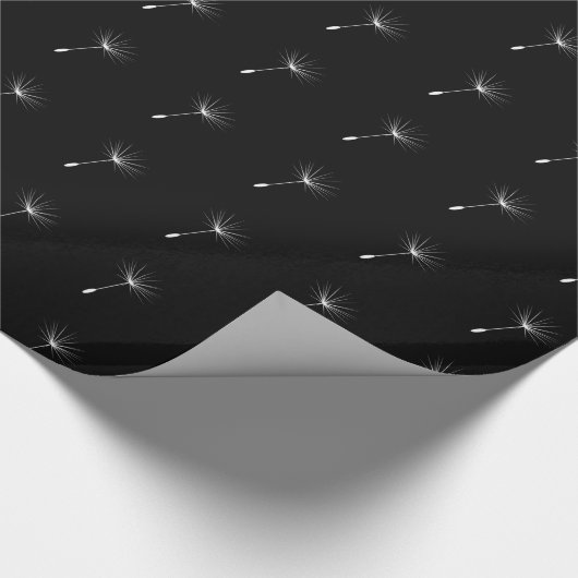 Wrapping Paper schwarz/weiß Geschenkpapier (Ecke)