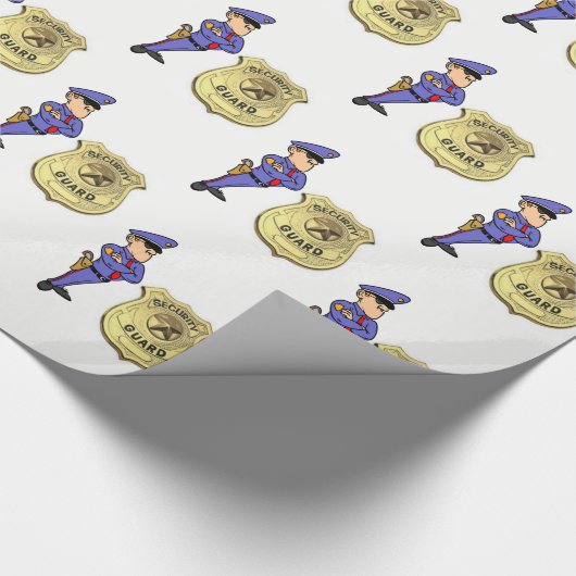 Wrapping Paper Security Guard Geschenkpapier (Ecke)