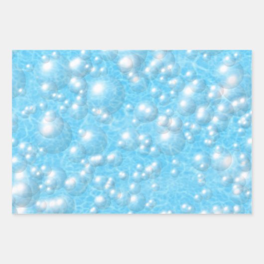 Wrapping Paper Set - Blasen im Pool Geschenkpapier Set (Vorderseite 2)