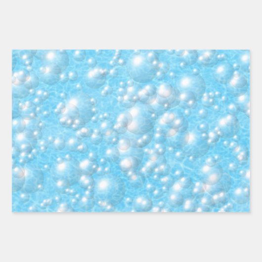 Wrapping Paper Set - Blasen im Pool Geschenkpapier Set (Vorderseite 3)