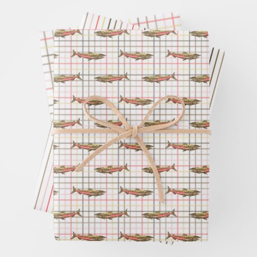 Wrapping Paper Set - Chinook Lachs Geschenkpapier Set (Beispiel)