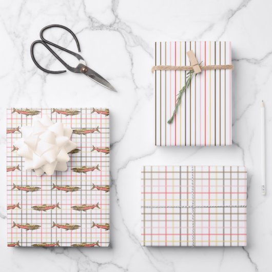Wrapping Paper Set - Chinook Lachs Geschenkpapier Set (Vorderseite)