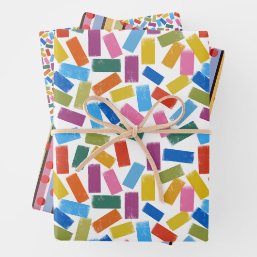 wrapping paper set confetti geschenkpapier set (Beispiel)