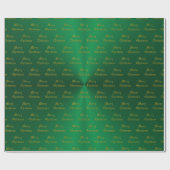 Wrapping Paper Set - Frohe Weihnachten Geschenkpapier (Flach)