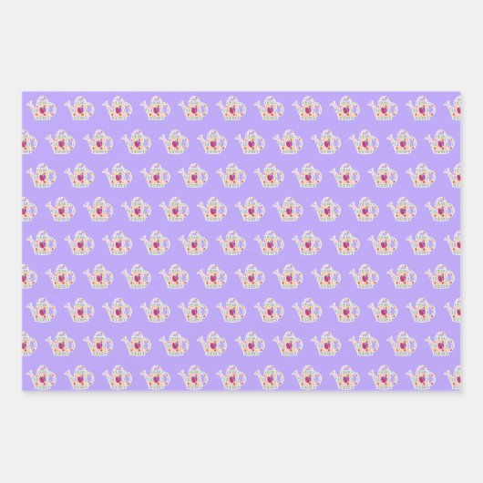 Wrapping Paper Set für Frühjahrspatches Geschenkpapier Set (Vorderseite 2)