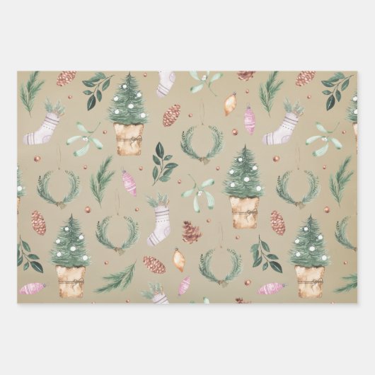 Wrapping Paper Set Geschenkpapier Set (Vorderseite)