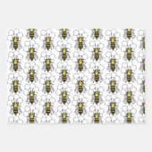 Wrapping Paper Set - Graphic Bees Geschenkpapier Set (Vorderseite)