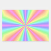 Wrapping Paper Set - Groovy Radiant Rainbow Geschenkpapier Set (Vorderseite 2)