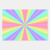 Wrapping Paper Set - Groovy Radiant Rainbow Geschenkpapier Set (Vorderseite)