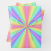 Wrapping Paper Set - Groovy Radiant Rainbow Geschenkpapier Set (Beispiel)