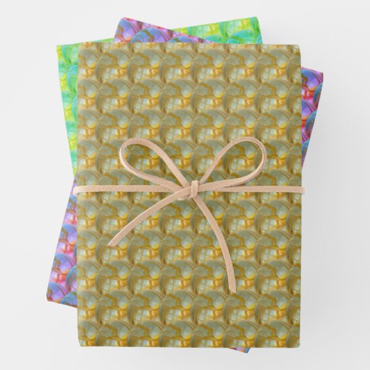 Wrapping Paper Set - Jumbled Marbles Geschenkpapier Set (Beispiel)