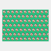 Wrapping Paper Set of 3 Sheets Geschenkpapier Set (Vorderseite 3)