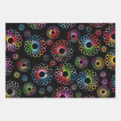 Wrapping Paper Set - Spirograph Meet Black Magic Geschenkpapier Set (Vorderseite 2)