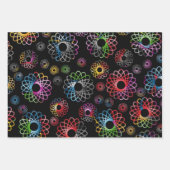Wrapping Paper Set - Spirograph Meet Black Magic Geschenkpapier Set (Vorderseite)