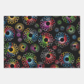 Wrapping Paper Set - Spirograph Meet Black Magic Geschenkpapier Set (Vorderseite 3)