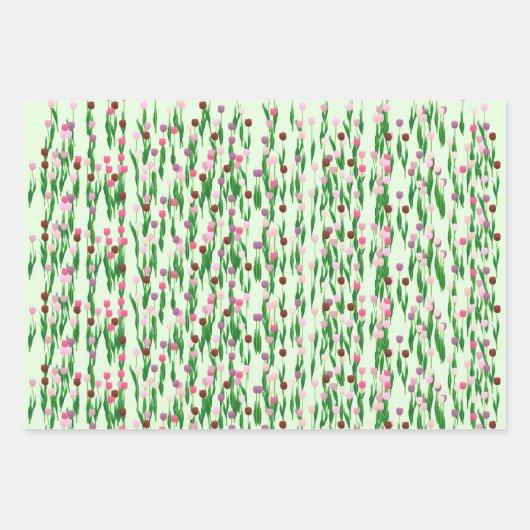 Wrapping Paper Set - Terrafic Tulips Geschenkpapier Set (Vorderseite 2)