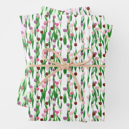 Wrapping Paper Set - Terrafic Tulips Geschenkpapier Set (Beispiel)