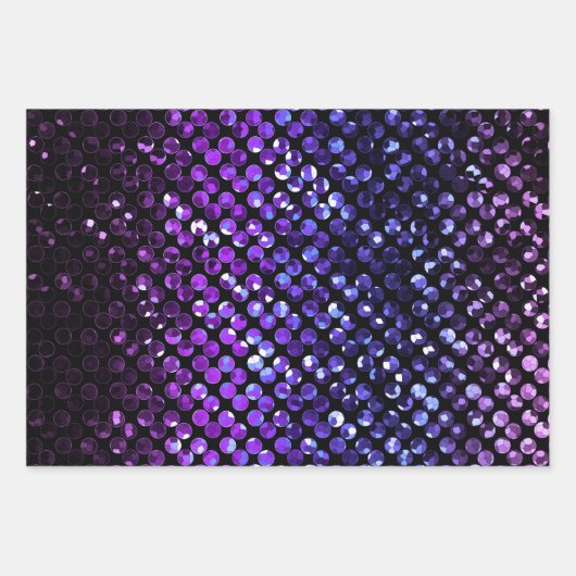 Wrapping Paper Sheet Set Crystal Bling Strass Geschenkpapier Set (Vorderseite 3)