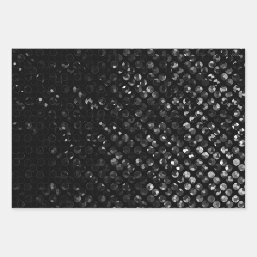 Wrapping Paper Sheet Set Crystal Bling Strass Geschenkpapier Set (Vorderseite 2)