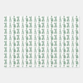 Wrapping Paper Sheet Set - White Fluffy Schwanz Geschenkpapier Set (Vorderseite 3)