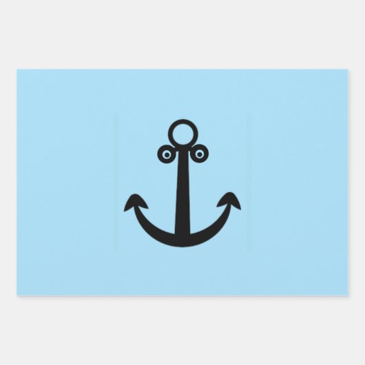 Wrapping Paper Sheets Anchor Geschenkpapier Set (Vorderseite 3)