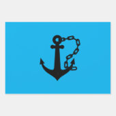  Wrapping Paper Sheets Anchor Geschenkpapier Set (Vorderseite 2)