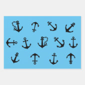 Wrapping Paper Sheets Anchor Geschenkpapier Set (Vorderseite)