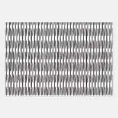 Wrapping Paper Sheets - Black And White Pattern Geschenkpapier Set (Vorderseite)