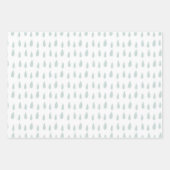 Wrapping Paper Sheets - Blue And White Pattern Geschenkpapier Set (Vorderseite)