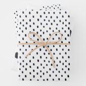 Wrapping Paper Sheets - Blue Dots Pattern Geschenkpapier Set (Beispiel)