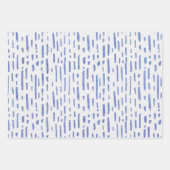 Wrapping Paper Sheets - Blue Patterns Geschenkpapier Set (Vorderseite 3)