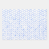Wrapping Paper Sheets - Blue Patterns Geschenkpapier Set (Vorderseite 2)