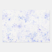 Wrapping Paper Sheets - Blue Patterns Geschenkpapier Set (Vorderseite 3)