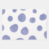 Wrapping Paper Sheets - Blue Patterns Geschenkpapier Set (Vorderseite)