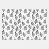 Wrapping Paper Sheets - Christmas Patterns Geschenkpapier Set (Vorderseite 3)
