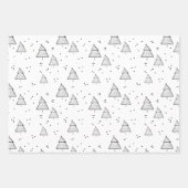 Wrapping Paper Sheets - Christmas Patterns Geschenkpapier Set (Vorderseite 2)