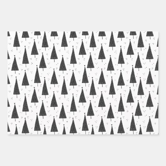 Wrapping Paper Sheets - Christmas Patterns Geschenkpapier Set (Vorderseite)