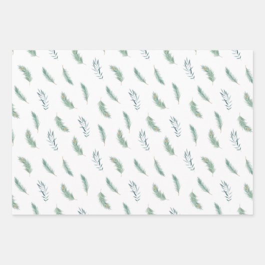 Wrapping Paper Sheets - Christmas Patterns Geschenkpapier Set (Vorderseite 2)