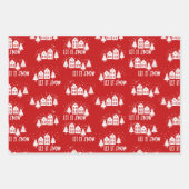 Wrapping Paper Sheets - Christmas Patterns Geschenkpapier Set (Vorderseite 2)