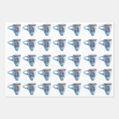 Wrapping Paper Sheets - Deer, Mug, Bear Geschenkpapier Set (Vorderseite 3)