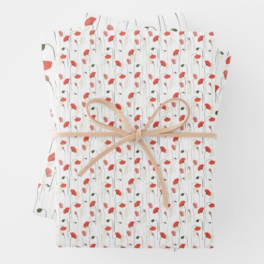 Wrapping Paper Sheets - Floral Pattern Geschenkpapier Set (Beispiel)