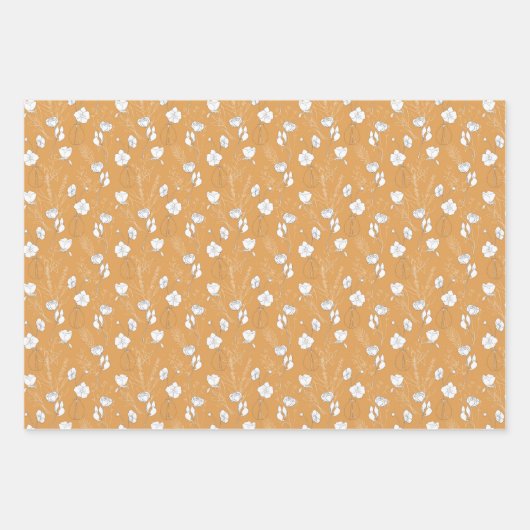 Wrapping Paper Sheets - Floral Patterns Geschenkpapier Set (Vorderseite 2)