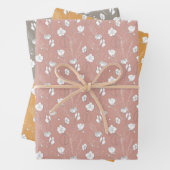 Wrapping Paper Sheets - Floral Patterns Geschenkpapier Set (Beispiel)