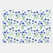 Wrapping Paper Sheets - Flowers & Leaves Geschenkpapier Set (Vorderseite)